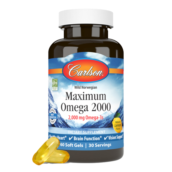 Carlson Maximum Omega 2000mg