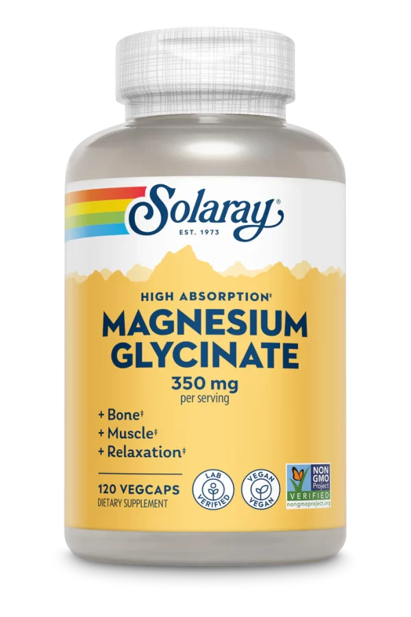 High Absorption Magnesium Glycinate 120 Vegcaps