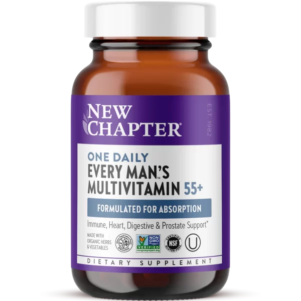 New Chapter, Every Man's One Daily 55+ Multivitamin