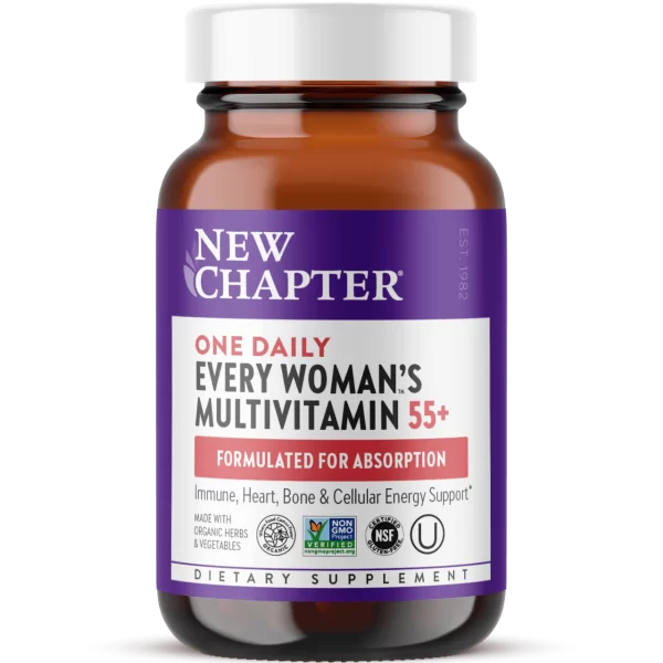 New Chapter, Every Woman's One Daily 55+ Multivitamin, 96 Vegetarian Tablets