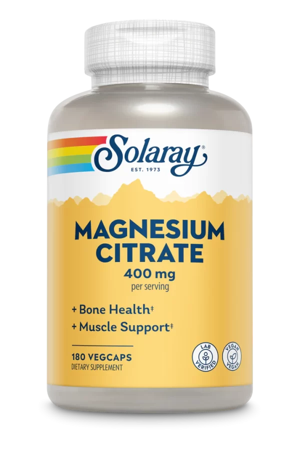 Magnesium Citrate 400mg 180vegcaps